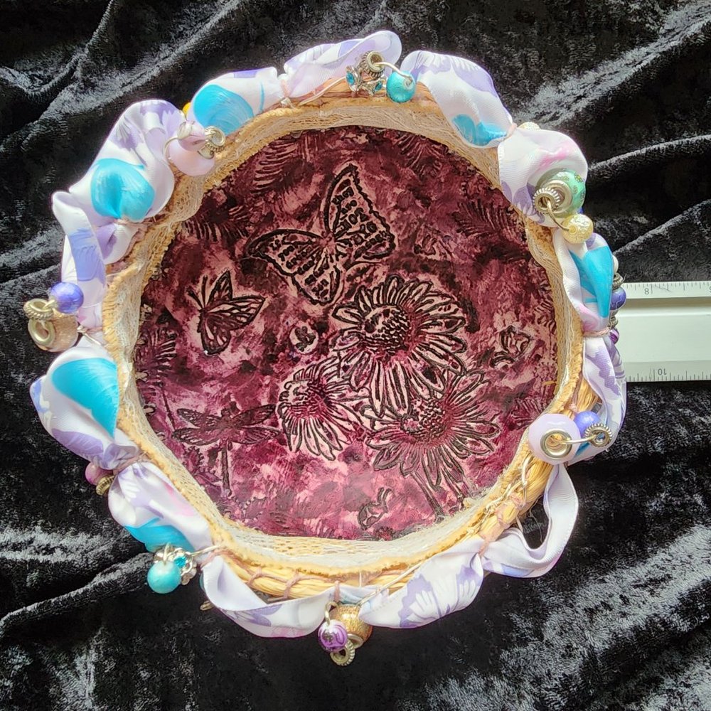 Handmade, one of a kind basket